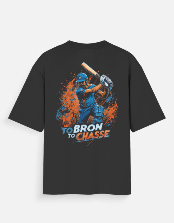 Born to Chase – The Cricket Champion T-Shirt | Fearless Spirit, Blue & Orange Energy