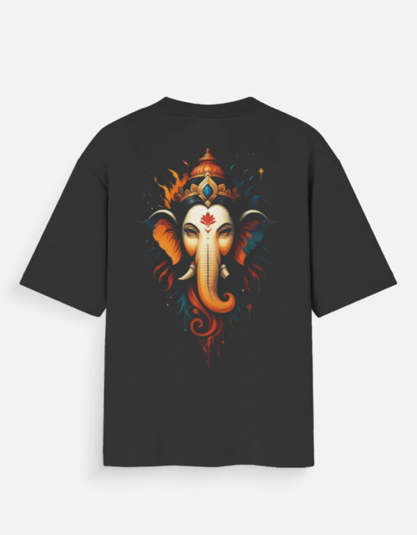 Lord Ganesha Art – Colorful Hindu God Illustration | Spiritual T-Shirt