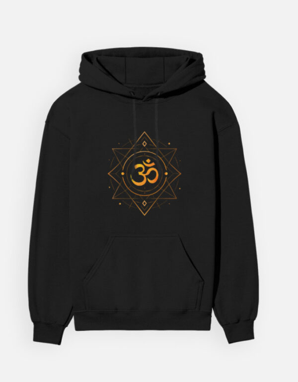 Om Symbol Unisex Hoodie – Sacred Geometric Design | Unisex Hoodie